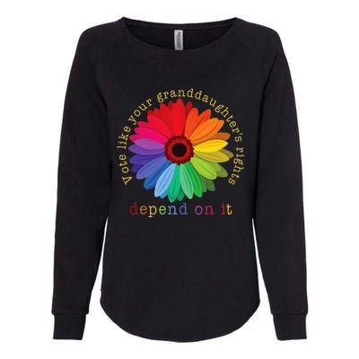 Vote Like Your GranddaughterS Rights Depend On It Womens California Wash Sweatshirt