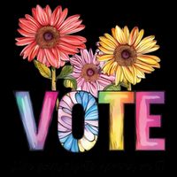 Vote Like Your Rights Depend On It Vote 2024 Drawstring Bag