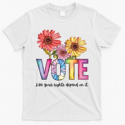 Vote Like Your Rights Depend On It Vote 2024 T-Shirt