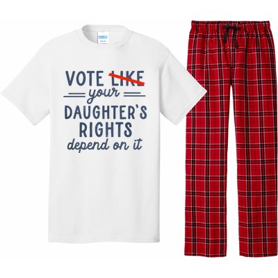 Vote Like Your DaughterS Rights Depend On It Pajama Set