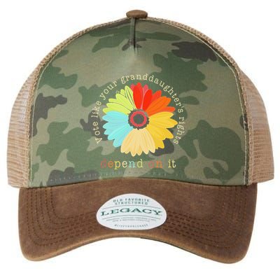 Vote Like Your GranddaughterS Rights Depend On It Feminist Legacy Tie Dye Trucker Hat