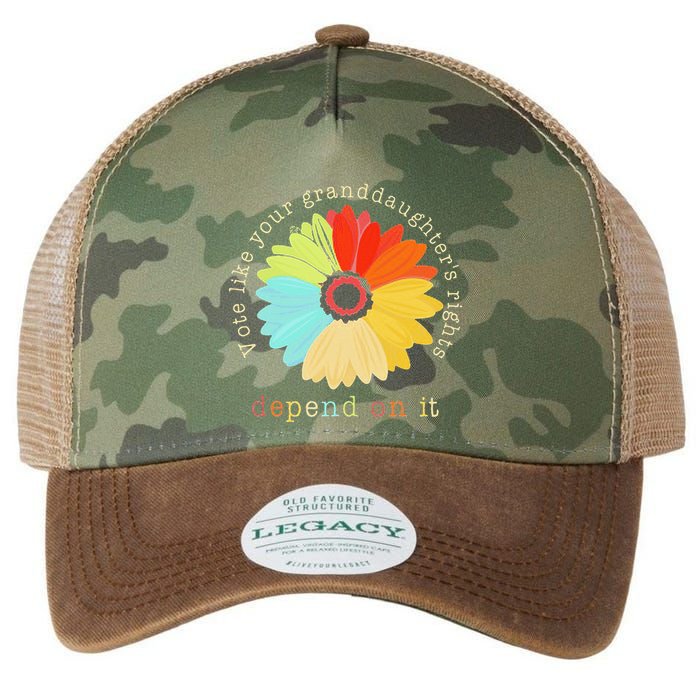 Vote Like Your GranddaughterS Rights Depend On It Feminist Legacy Tie Dye Trucker Hat