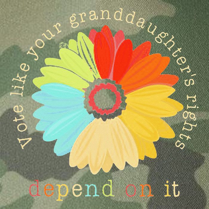 Vote Like Your GranddaughterS Rights Depend On It Feminist Legacy Tie Dye Trucker Hat