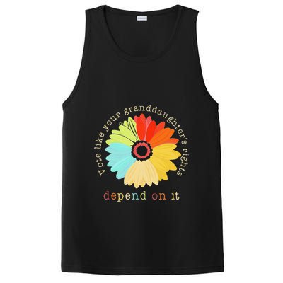 Vote Like Your GranddaughterS Rights Depend On It Feminist PosiCharge Competitor Tank