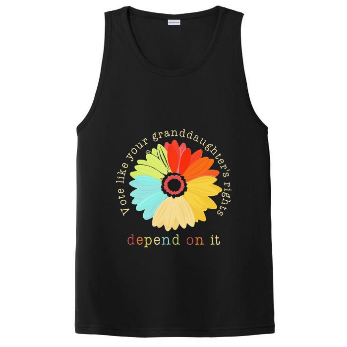 Vote Like Your GranddaughterS Rights Depend On It Feminist PosiCharge Competitor Tank