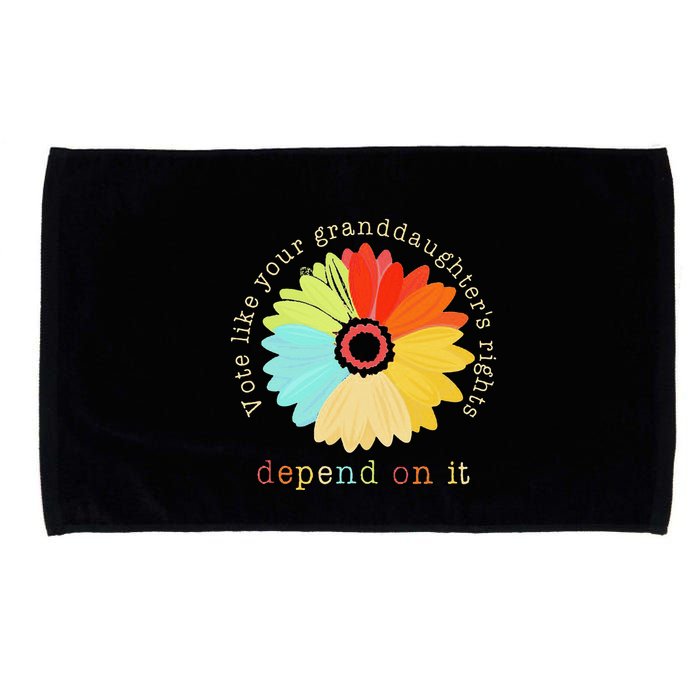 Vote Like Your GranddaughterS Rights Depend On It Feminist Microfiber Hand Towel