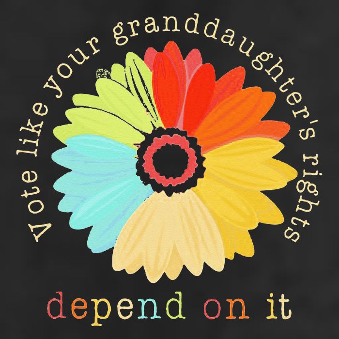 Vote Like Your GranddaughterS Rights Depend On It Feminist Microfiber Hand Towel