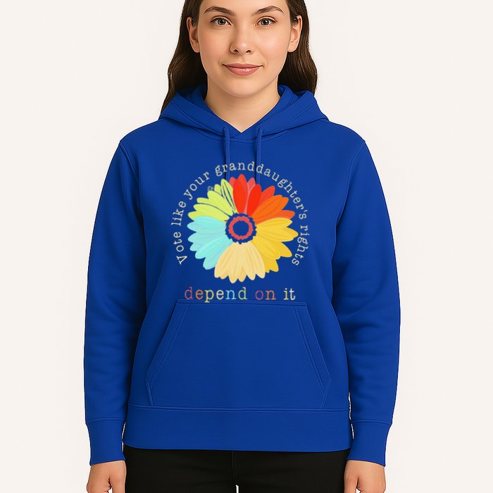 Vote Like Your GranddaughterS Rights Depend On It Feminist Hoodie