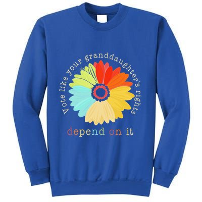 Vote Like Your GranddaughterS Rights Depend On It Feminist Sweatshirt