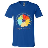 Vote Like Your GranddaughterS Rights Depend On It Feminist V-Neck T-Shirt