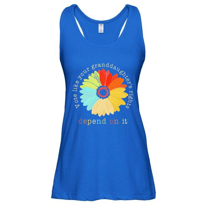Vote Like Your GranddaughterS Rights Depend On It Feminist Ladies Essential Flowy Tank