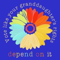 Vote Like Your GranddaughterS Rights Depend On It Feminist 16 in Basic Backpack