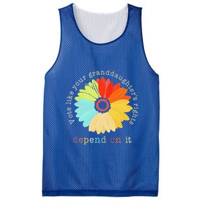 Vote Like Your GranddaughterS Rights Depend On It Feminist Mesh Reversible Basketball Jersey Tank