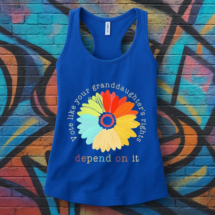 Vote Like Your GranddaughterS Rights Depend On It Feminist Womens Tank Top