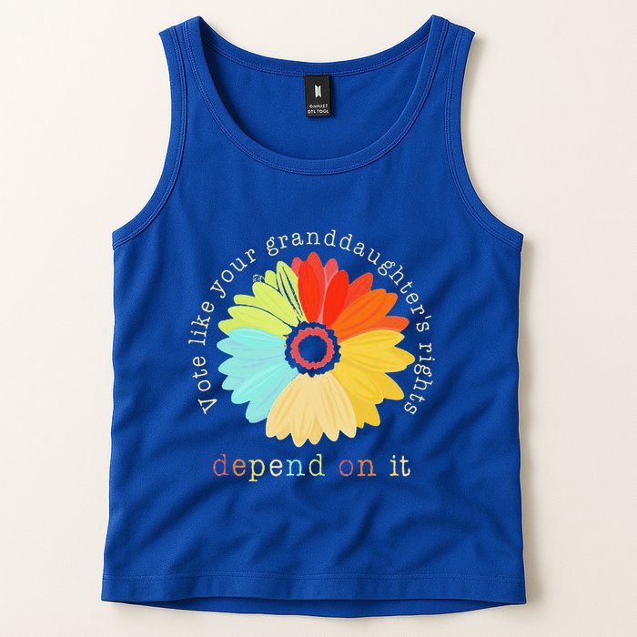 Vote Like Your GranddaughterS Rights Depend On It Feminist Tank Top