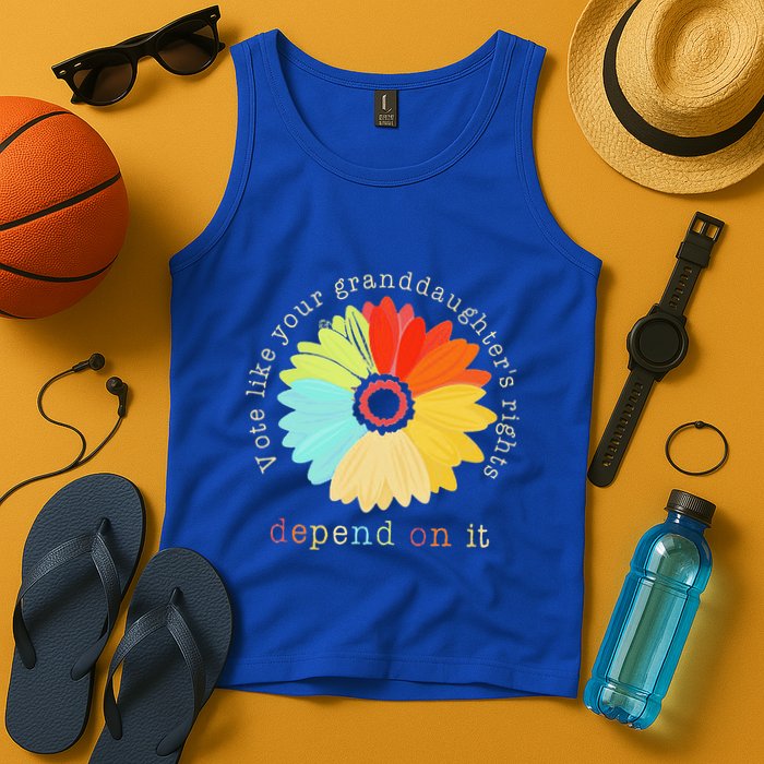 Vote Like Your GranddaughterS Rights Depend On It Feminist Tank Top