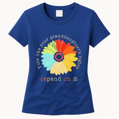 Vote Like Your GranddaughterS Rights Depend On It Feminist Womens T-Shirt