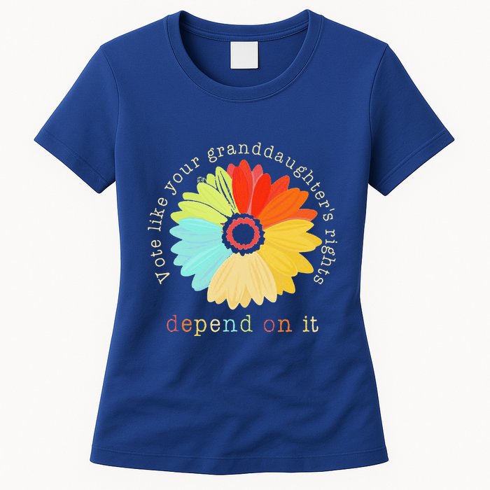Vote Like Your GranddaughterS Rights Depend On It Feminist Womens T-Shirt