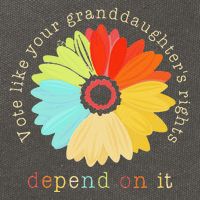 Vote Like Your GranddaughterS Rights Depend On It Feminist Cotton Canvas Backpack