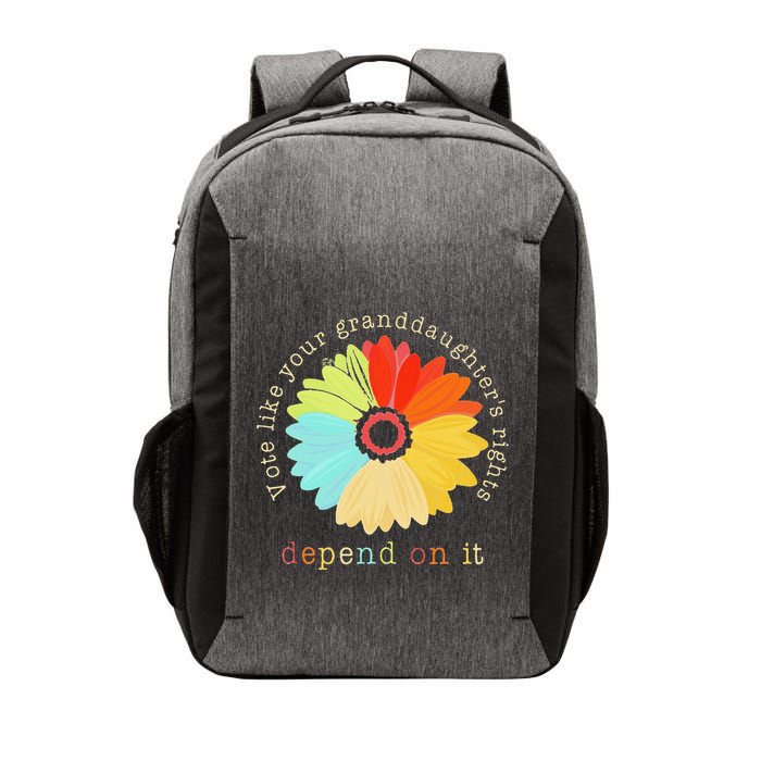Vote Like Your GranddaughterS Rights Depend On It Feminist Vector Backpack