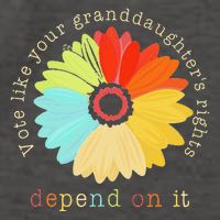 Vote Like Your GranddaughterS Rights Depend On It Feminist Vector Backpack