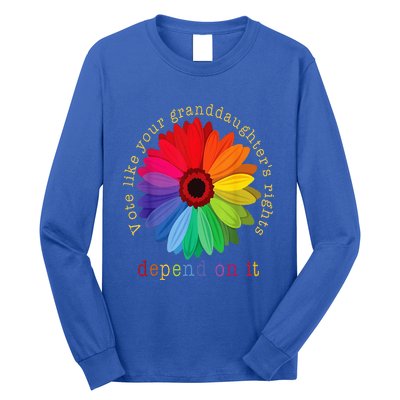 Vote Like Your GranddaughterS Rights Long Sleeve Shirt