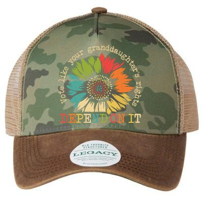 Vote Like Your Granddaughters Rights Depend On It Legacy Tie Dye Trucker Hat