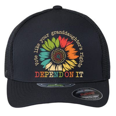 Vote Like Your Granddaughters Rights Depend On It Flexfit Unipanel Trucker Cap