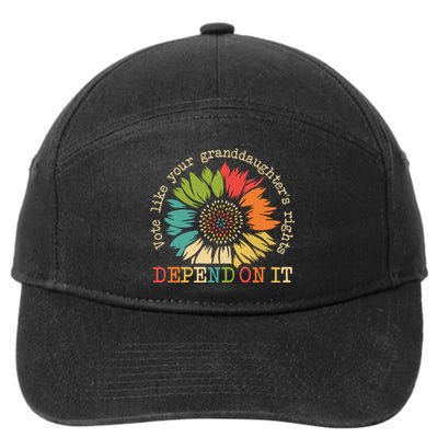 Vote Like Your Granddaughters Rights Depend On It 7-Panel Snapback Hat