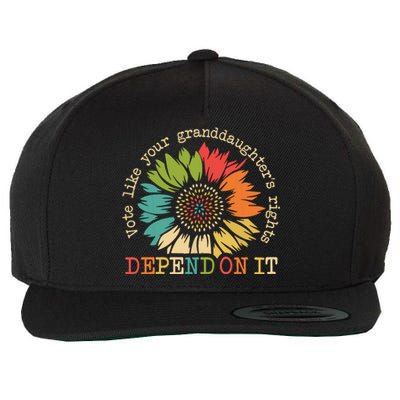 Vote Like Your Granddaughters Rights Depend On It Wool Snapback Cap