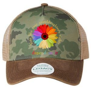 Vote Like Your Granddaughters Rights Depend On It Legacy Tie Dye Trucker Hat