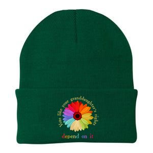 Vote Like Your Granddaughters Rights Depend On It Knit Cap Winter Beanie