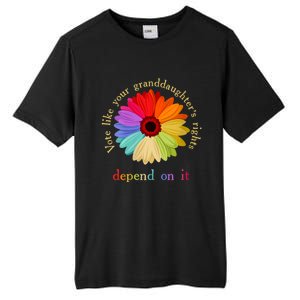 Vote Like Your Granddaughters Rights Depend On It Tall Fusion ChromaSoft Performance T-Shirt