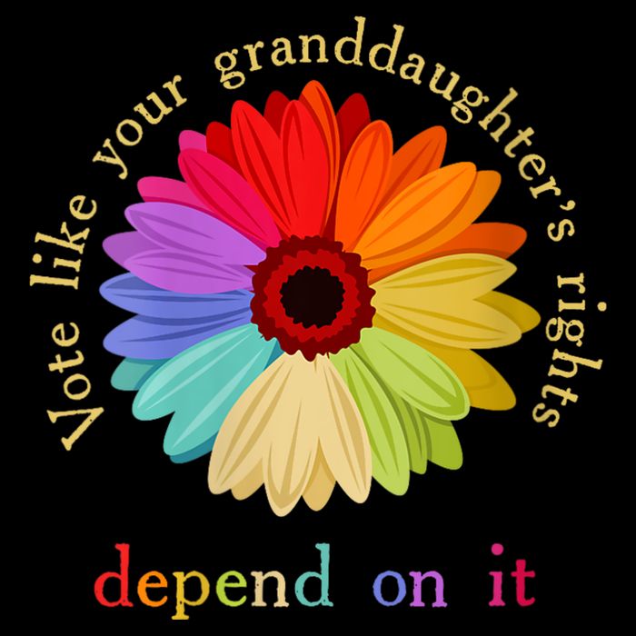Vote Like Your Granddaughters Rights Depend On It Drawstring Bag