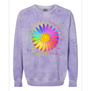 Vote Like Your GranddaughterS Rights Depend On It Colorblast Crewneck Sweatshirt