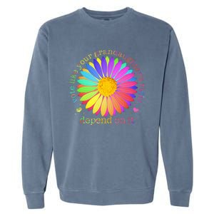 Vote Like Your GranddaughterS Rights Depend On It Garment-Dyed Sweatshirt