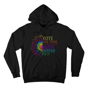 Vote Like Your Daughters Granddaughters Rights Depend On It Hoodie