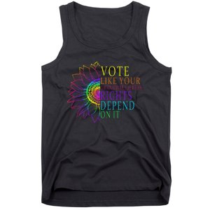 Vote Like Your Daughters Granddaughters Rights Depend On It Tank Top