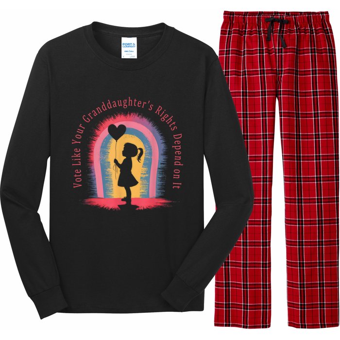 Vote Like Your Daughters Granddaughters Rights Depend On It Long Sleeve Pajama Set