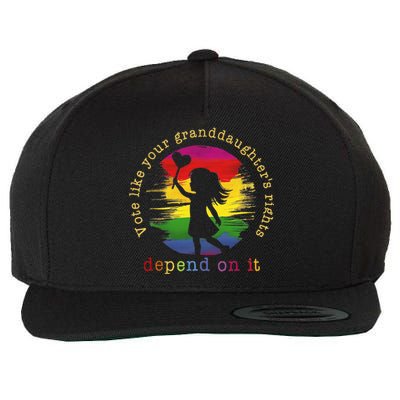 Vote Like Your GranddaughterS Rights Depend On It Wool Snapback Cap