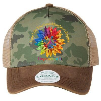 Vote Like Your GranddaughterS Rights Depend On It Legacy Tie Dye Trucker Hat