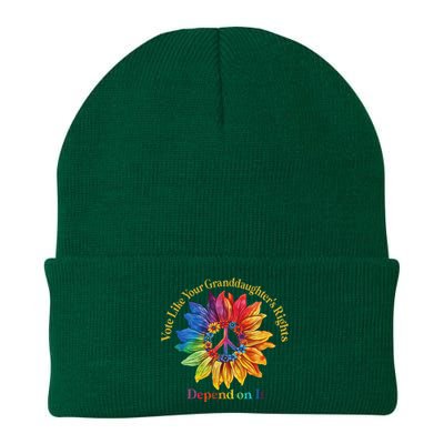 Vote Like Your GranddaughterS Rights Depend On It Knit Cap Winter Beanie