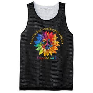 Vote Like Your GranddaughterS Rights Depend On It Mesh Reversible Basketball Jersey Tank