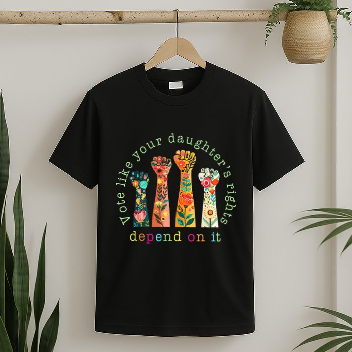 Vote Like Your DaughterS Rights Depend On It Hand Fist T-Shirt