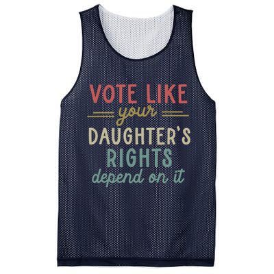 Vote Like Your Daughter’S Rights Depend On It Mesh Reversible Basketball Jersey Tank