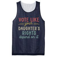 Vote Like Your Daughter’S Rights Depend On It Mesh Reversible Basketball Jersey Tank