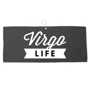 Virgo Life Zodiac Sign Gift Large Microfiber Waffle Golf Towel