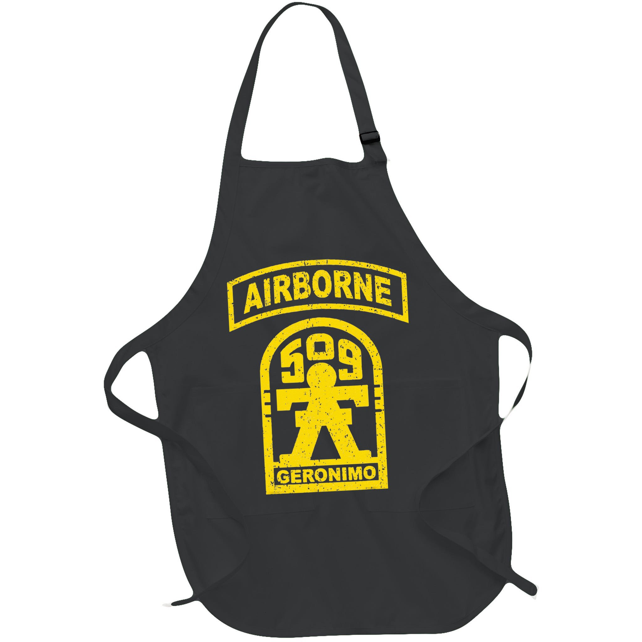 Vintage Mod 1 Geronimo 509th Airborne Parachute Infantry Apron