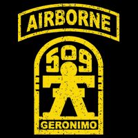 Vintage Mod 1 Geronimo 509th Airborne Parachute Infantry Apron