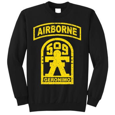 Vintage Mod 1 Geronimo 509th Airborne Parachute Infantry Sweatshirt